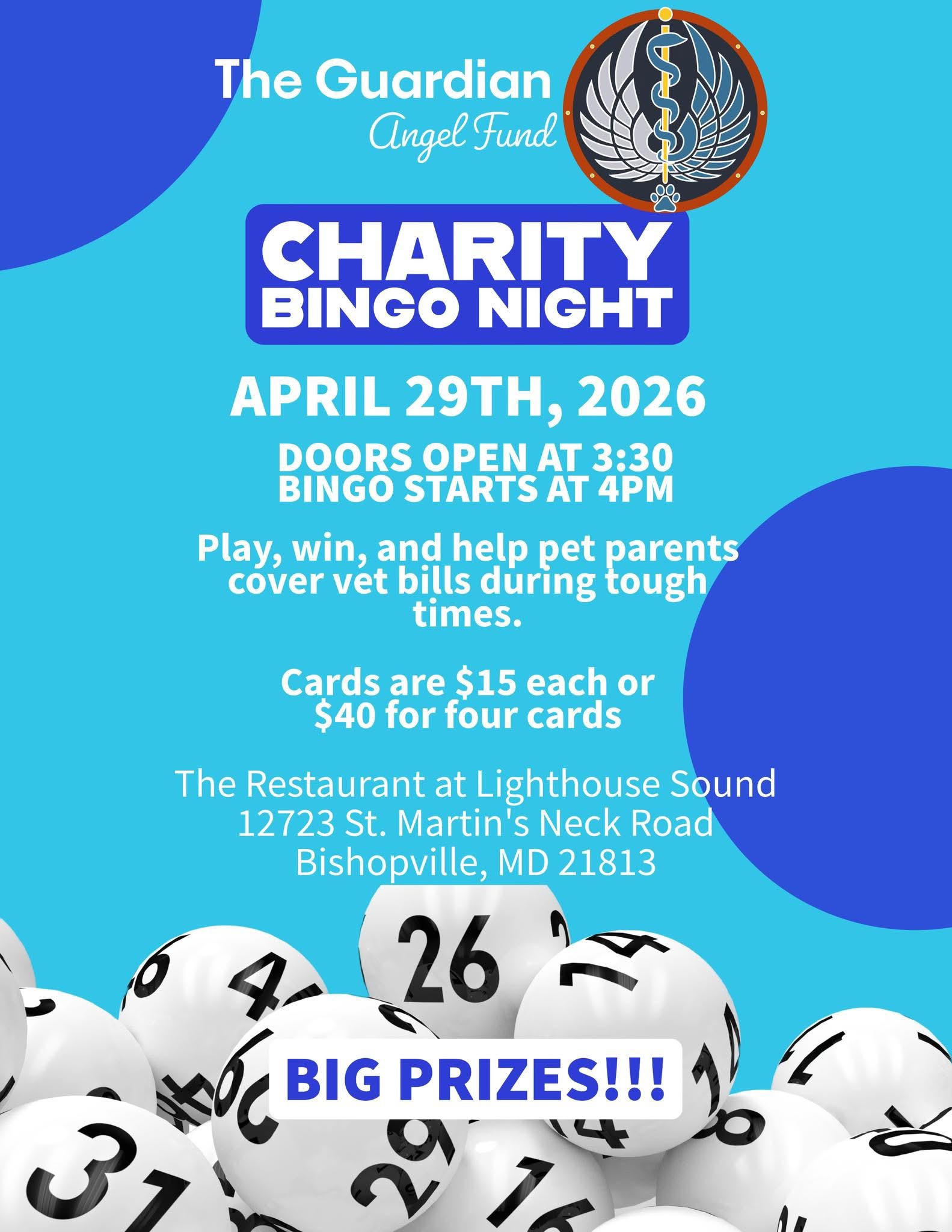 Charity bingo night in Bishopville to support pets in need of emergency care