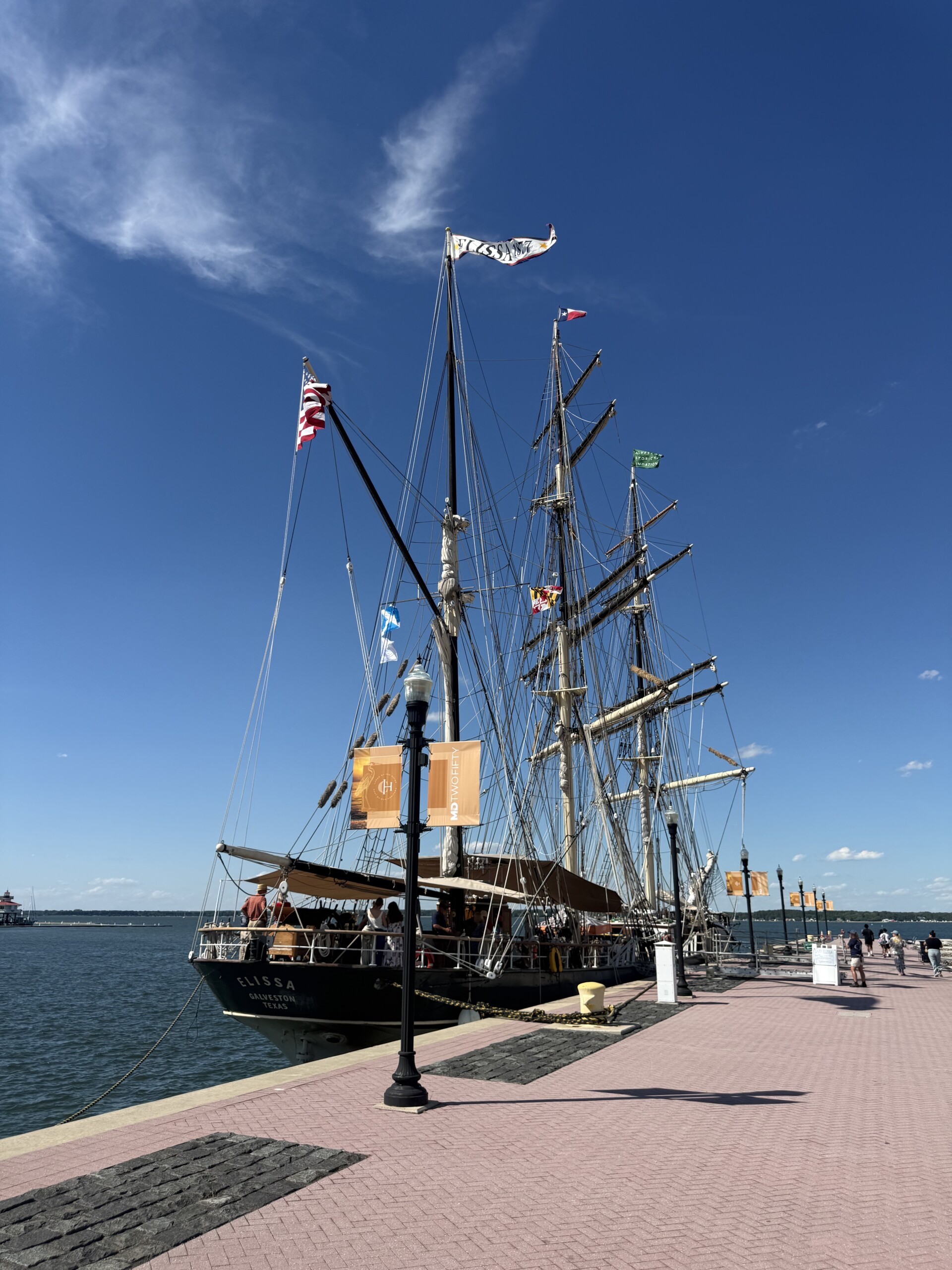 Historic Tall Ship ELISSA Draws Visitors to Cambridge During Sail 250 Voyage